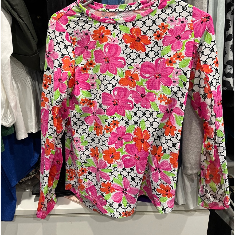 Ibkul Womens Long Sleeve UPF 50+ Quick Dry Pullover T Shirt small